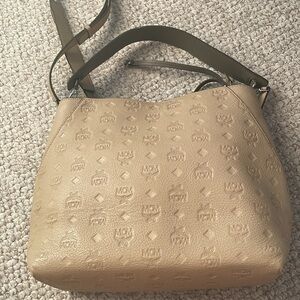 MCM - Klara Monogrammed Leather Hobo Bag